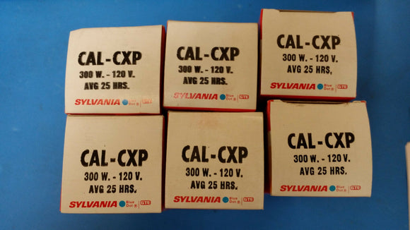 (1 PC) CAL-CXP 330W 120V AVG. 25 HRS PROJECTION LAMP BLUE DOT BY SYLVANIA