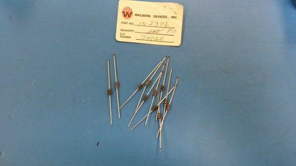 (10 PCS) 1N2376 WALBERN DEVICES  0.4A, SILICON, SIGNAL DIODE