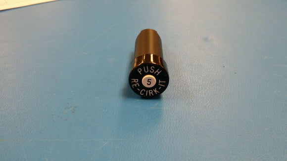 (2 PCS) KD1-5 EATON HEINEMANN PUSHBUTTON CIRCUIT PROTECTORS 5A 250V