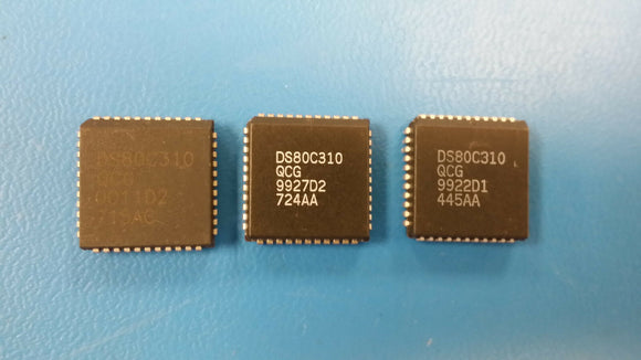 (1 PC) DS80C310-QCG DALLAS MCU 8-bit 80C 8051 CISC ROMLess 5V 44-Pin PLCC
