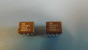 (2PCS) OP270FZ OP Amp Dual GP ±18V 8-Pin CDIP
