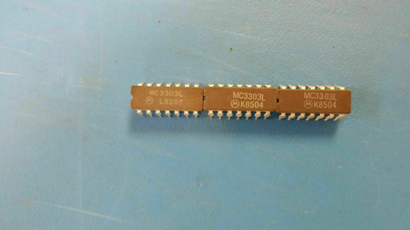 (1 PCS) MC3303L MOT QUAD OP-AMP 8000uV OFFSET-MAX 1MHz BAND WIDTH CDIP14