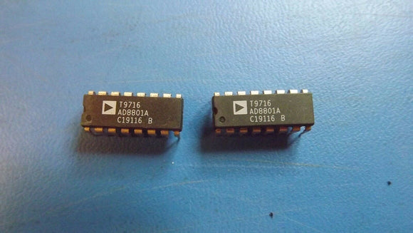 (2PCS) AD8801AN ANALOG DEVICES DAC 8-CH R-2R 8-bit 16-Pin PDIP