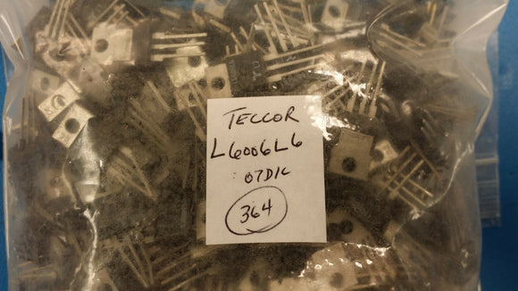 (25 PCS) L6006L6 TECCOR Triacs 600V 6A Sensing 10-10-10-20mA TO220