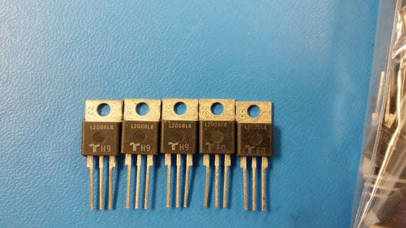 (5 PCS) L2008L8 TECCOR Thyristor TRIAC 200V 8A 3-Pin(3+Tab) TO-220 Isolated
