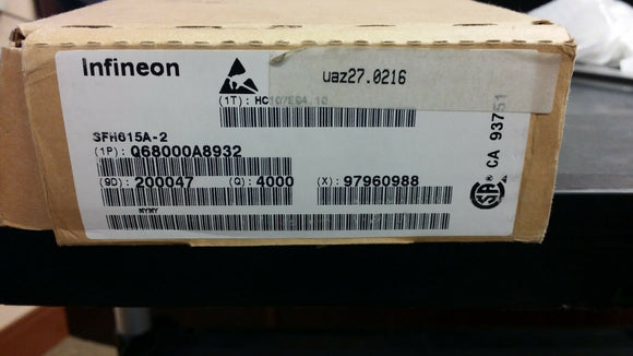 (1000PCS) SFH615A-2 INFINEON Optocoupler DC-IN 1-CH Transistor DC-OUT 4-Pin PDIP