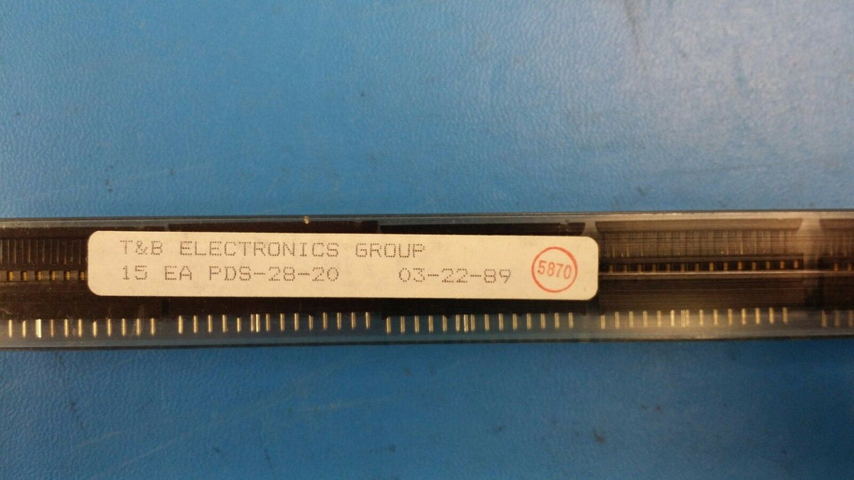 (5 PCS) T&B/ANSLEY - PDS-28 -20 Connectors, IC sockets. 28 Dip piggy b ...