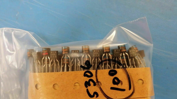 (100 PCS) 2N5306 NSC Trans Darlington NPN 25V 1.2A 3-Pin TO-92