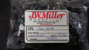 (5 PCS) 6000-820K JW MILLER Fixed Inductors 82uH 10%