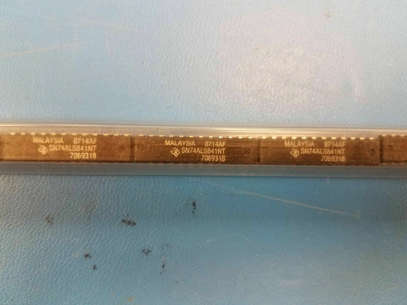 (2 PC) SN74ALS841NT TI Latch Transparent 3-ST 10-CH D-Type 24-Pin PDIP