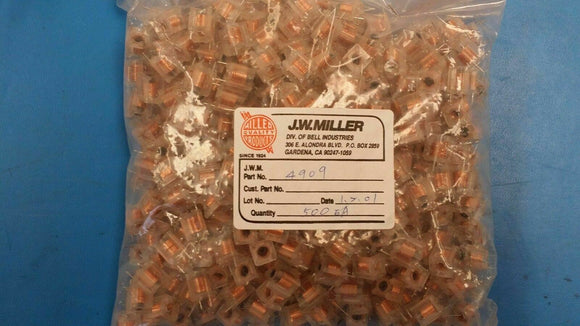 (20 PCS) 4909 JW MILLER Variable Inductors 0.39uH MIN