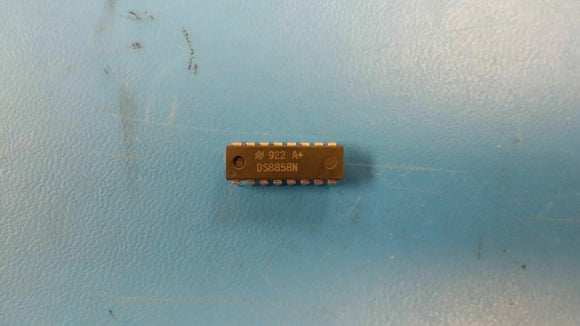 (1PC) DS8858N NSC IC,LED DISPLAY DRIVER,7-SEG,COMMON-CATHODE,BIPOLAR,PDIP,16PIN