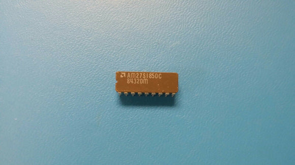 (1 PC) AM27S185DC AMD 2KX4 OTPROM, 50ns, CDIP18