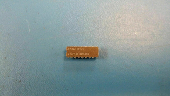 (1 PC) AM27S184DC AMD 2KX4 OTPROM, 50ns, CDIP18