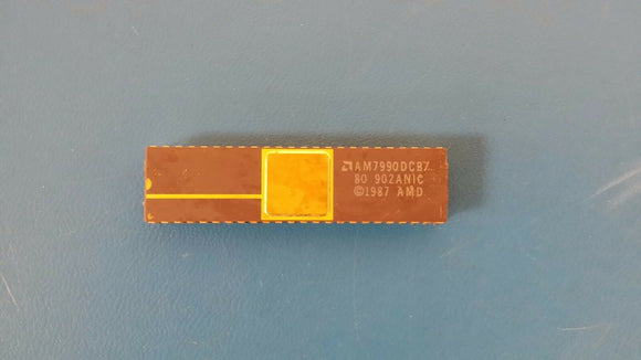(1 PC) AM7990DCB/80 AMD 1 CHANNEL(S) LOCAL AREA NETWORK CONTROLLER CDIP48