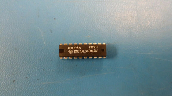 (1 PC) SN74ALS1804AN TI HEX 2-INPUT NAND GATE, PDIP20