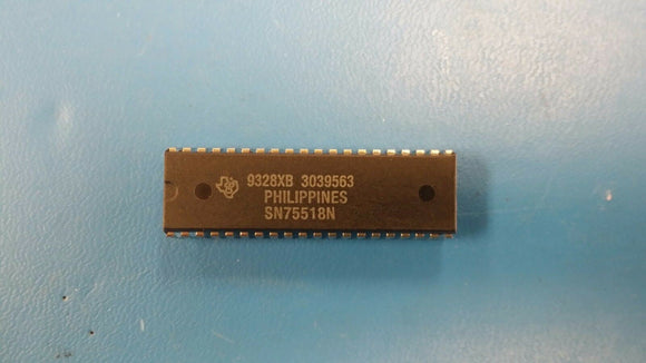 (1 PC) SN75518N TI VACUUM FLUOR DISPLAY DRIVER, PDIP40