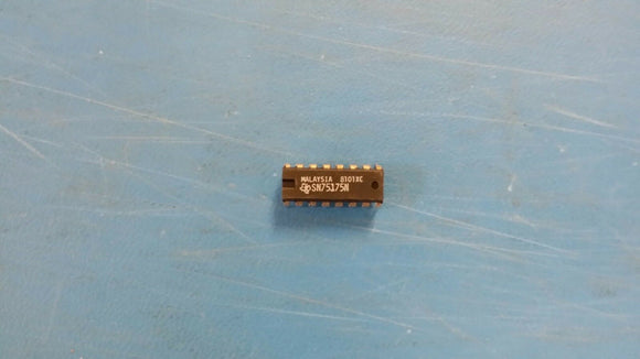 (2 PCS) SN75175N TI Quad Receiver RS-422/RS-423/RS-485 16-Pin PDIP