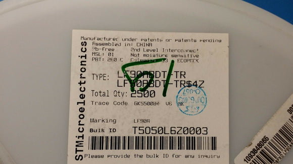 (5 PCS) LF90ABDT STMICRO LDO Voltage Regulators 9.0V 0.5A Positive DPAK Obsolete