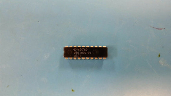 (5 PCS) WD1100V-01 WESTERN DIGITAL IC 20 PIN PDIP (OBSOLETE)