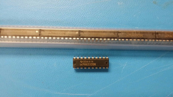(2 PCS) SN74ALS520N TI 8-BIT IDENTITY COMPARATOR, INVERTED OUTPUT, PDIP20