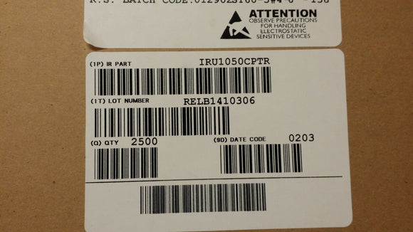 (20) IRU1050CP 1.25 V-5.5V ADJUSTABLE POSITIVE LDO REGULATOR 1.3V DROPOUT PSSO2