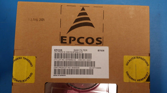(10 PCS) B39152-B7836-C710 EPCOS 1 FUNCTIONS, 1501.5MHz, SAW FILTER