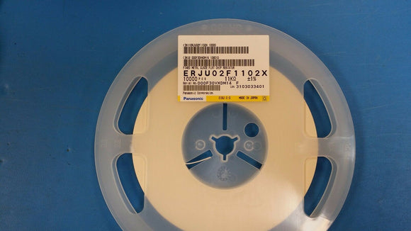 (50 PCS) ERJ-U02F1102X Thick Film Resistors - SMD 0402 1% 11Kohm Anti-Sulfur