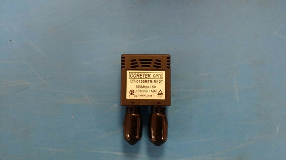 (1 PC) CT-0155MTR-M12T CORETEK 155Mbps/5V ATM-Multimode Transceiver 1310nm