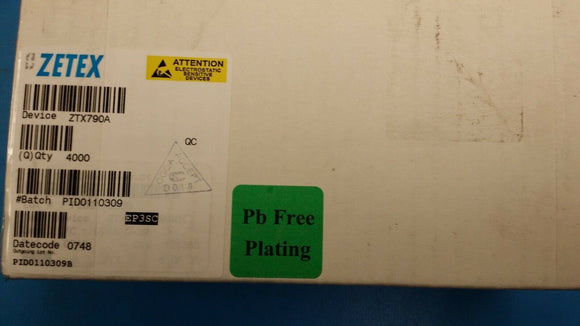 (10 PCS) ZTX790A Trans GP BJT PNP 40V 2A 3-Pin E-Line ROHS