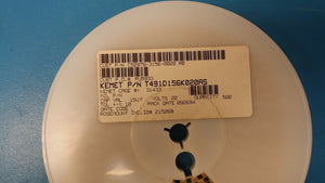 (15 PCS) T491D156K020AS KEMET Cap Tant Solid 15uF 20V D CASE 10%
