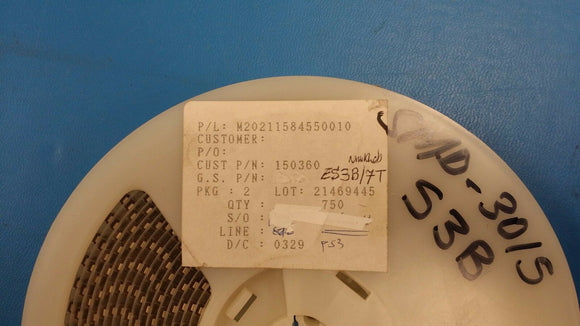 (25 PCS) ES3B/7T VISHAY 3A 100V SILICON RECTIFIER DIODE DO-214AB