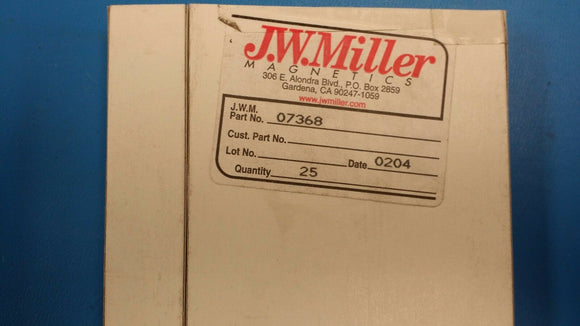 (1 PC) 07368 JW MILLER COMMON MODE CHOKE FILTER