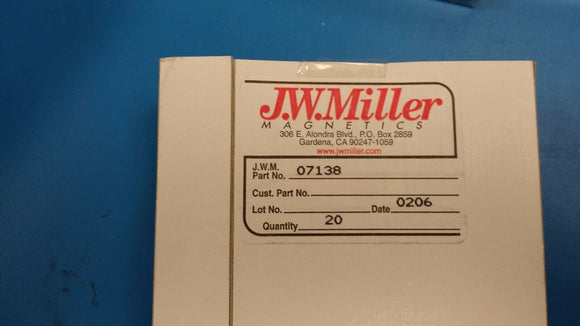 (2 PCS) 07138 JW MILLER
