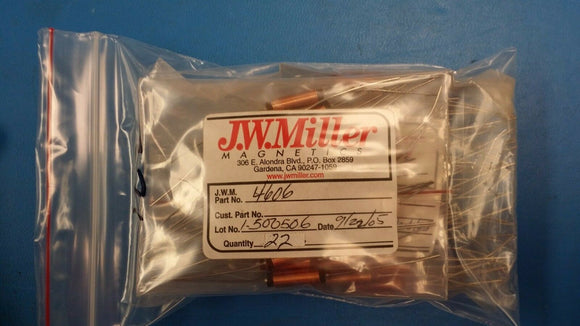 (2 PCS) 4606 JW MILLER Fixed R.F. Inductors 2.4uH 5%