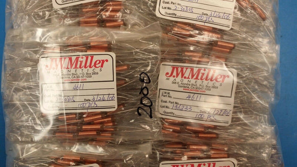 (2 PCS) 4649 JW MILLER Fixed R.F. Inductors 550uH 5%