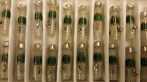 (2 PCS) 4203 JW MILLER ADJUSTABLE R.F. CHOKE 2-5.5 mH