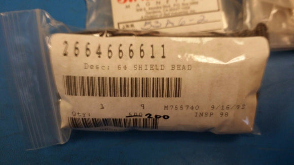 (25 PCS) 2664666611 FAIR-RITE Ferrite Shield Bead (OBSOLETED PART)