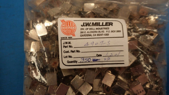 (15 PCS) 4909-S JW MILLER Variable Inductors 0.296uH MIN, Obsolete