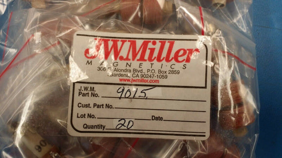 (1 PC) 9015 JW MILLER Adjustable Wide Range Inductor 6.00-16.0 mH