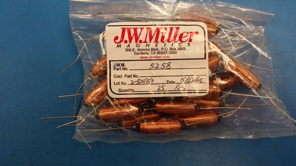 (10 PCS) 5258 JW MILLER Fixed RF Inductors 1.0mH 20%