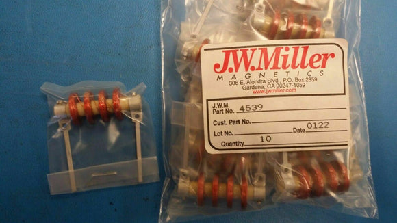 (1 PC) 4539 JW MILLER Multiple Pi Wound Choke 7.5 mh, 82 ohm, 125 ma