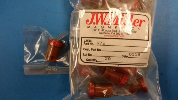 (1 PC) 972 JW MILLER AIR CORE PRINTED CIRCUIT RF CHOKE 1.5mH 21.8 Ohms 125ma