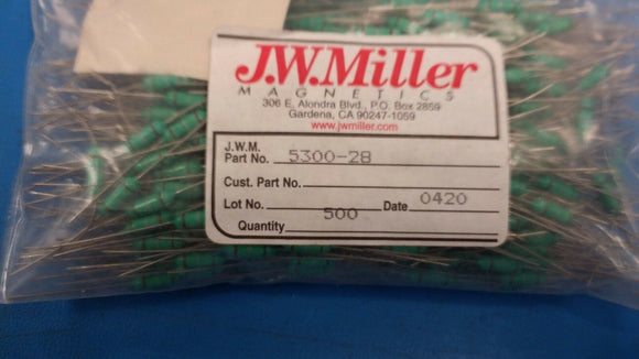 (10 PCS) 5300-28 JW MILLER Fixed RF Inductor 180uH 10%