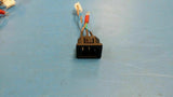(5 PCS) 6100-4 CONNECTOR PANEL MOUNT SNAP-IN, WIRE ASSEMBLY FW03C44-00E