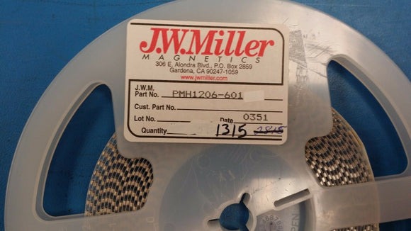 (50 PCS) PMH1206-601 JW MILLER Ferrite Beads 600 ohms 25%