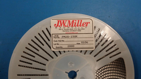 (25 PCS) PM20-560K JW MILLER FIXED POWER IND 56UH 55MA 8 OHM 10 % SMD