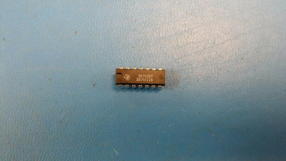 (10 PCS) SN74F21N TI IC GATE AND 2CH 4-INP 14-DIP