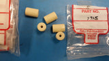 (5 PCS) 7715 KEYSTONE ELECTRONICS ROUND STANDOFF 6-32 CERAMIC 3/4"