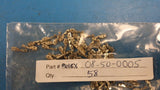 (58 PCS) MOLEX 08-50-0005 Contact SKT Crimp ST Cable Mount 22-30AWG